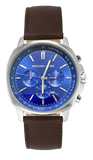 Buy Shop Michael Kors Sullivan Quartz Blue Dial Brown Leather Strap Watch For Men - MK8996 USA Online