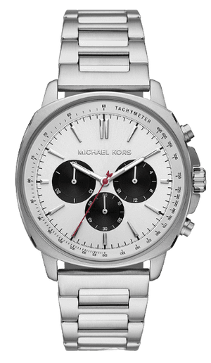 Buy Shop Michael Kors Sullivan Quartz White Dial Silver Steel Strap Watch For Men - MK8968 USA Online