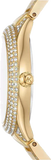 Buy Shop Michael Kors Sylvia Mother Of Pearl Dial Gold Steel Strap Watch For Women - MK4655 USA Online