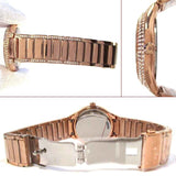 Buy Shop Michael Kors Sylvia Mother Of Pearl Dial Rose Gold Steel Strap Watch for Women - MK4656 USA Online