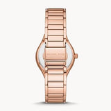 Buy Shop Michael Kors Sylvia Mother Of Pearl Dial Rose Gold Steel Strap Watch for Women - MK4656 USA Online
