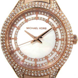 Buy Shop Michael Kors Sylvia Mother Of Pearl Dial Rose Gold Steel Strap Watch for Women - MK4656 USA Online