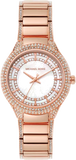 Buy Shop Michael Kors Sylvia Mother Of Pearl Dial Rose Gold Steel Strap Watch for Women - MK4656 USA Online