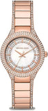 Buy Shop Michael Kors Sylvia Mother Of Pearl Dial Rose Gold Steel Strap Watch for Women - MK4656 USA Online