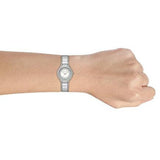 Buy Shop Michael Kors Sylvia Mother of Pearl Dial Silver Steel Strap Watch For Women - MK4657 USA Online