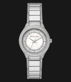 Buy Shop Michael Kors Sylvia Mother of Pearl Dial Silver Steel Strap Watch For Women - MK4657 USA Online