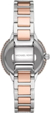 Buy Shop Michael Kors Taryn Quartz White Dial Two Tone Steel Strap Watch For Women - MK4461 USA Online
