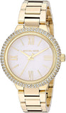 Buy Shop Michael Kors Taryn Quartz Gold Dial Gold Steel Strap Watch For Women - MK4459 USA Online