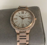 Buy Shop Michael Kors Taryn Quartz White Dial Rose Gold Steel Strap Watch For Women - MK4460 USA Online