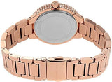 Buy Shop Michael Kors Taryn Quartz White Dial Rose Gold Steel Strap Watch For Women - MK4460 USA Online