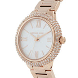 Buy Shop Michael Kors Taryn Quartz White Dial Rose Gold Steel Strap Watch For Women - MK4460 USA Online