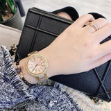 Buy Shop Michael Kors Taryn Rose Gold Dial Two Tone Steel Strap Watch For Women - MK6564 USA Online
