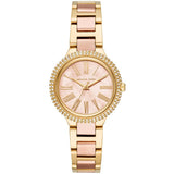 Buy Shop Michael Kors Taryn Rose Gold Dial Two Tone Steel Strap Watch For Women - MK6564 USA Online