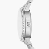 Buy Shop Michael Kors Melissa Quartz Silver Dial Silver Steel Strap Watch for Women - MK1055 USA Online