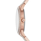 Buy Shop Michael Kors Tibby Chronograph Crystals Rose Gold Dial Rose Gold Steel Strap Watch For Women - MK6826 USA Online