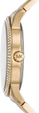 Buy Shop Michael Kors Tibby Chronograph Gold Dial Gold Steel Strap Watch For Women - MK6927 USA Online
