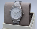 Buy Shop Michael Kors Tibby Chronograph Silver Dial Silver Steel Strap Watch For Women - MK7294 USA Online