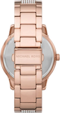 Buy Shop Michael Kors Tibby Chronograph White Dial Rose Gold Steel Strap Watch For Men - MK7293 USA Online