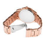 Buy Shop Michael Kors Tibby Chronograph White Dial Rose Gold Steel Strap Watch For Men - MK7293 USA Online