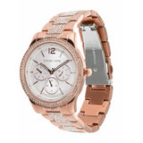 Buy Shop Michael Kors Tibby Chronograph White Dial Rose Gold Steel Strap Watch For Men - MK7293 USA Online