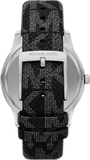Buy Shop Michael Kors Tibby Chronograph Black Dial Black Leather Strap Watch For Women - MK2976 USA Online