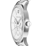 Buy Shop Michael Kors Tibby Chronograph Silver Dial Silver Steel Strap Watch For Women - MK7294 USA Online