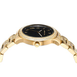 Buy Shop Michael Kors Tibby Multifunction Analog Black Dial Gold Steel Strap Watch for Women - MK4684 USA Online