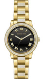 Buy Shop Michael Kors Tibby Multifunction Analog Black Dial Gold Steel Strap Watch for Women - MK4684 USA Online
