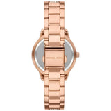 Buy Shop Michael Kors Tibby Multifunction Crystals Maroon Dial Rose Gold Steel Strap Watch for Women - MK4685 USA Online