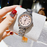Buy Shop Michael Kors Tibby Multifunction Crystals Pink Dial Silver Steel Strap Watch for Women - MK4686 USA Online