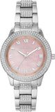 Buy Shop Michael Kors Tibby Multifunction Crystals Pink Dial Silver Steel Strap Watch for Women - MK4686 USA Online