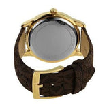 Buy Shop Michael Kors Tibby Multifunction Gold Dial Brown Leather Strap Watch For Women - MK6966 USA Online