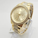 Buy Shop Michael Kors Tibby Multifunction Gold Dial Gold Steel Strap Watch For Women - MK7292 USA Online