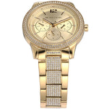 Buy Shop Michael Kors Tibby Multifunction Gold Dial Gold Steel Strap Watch For Women - MK7292 USA Online