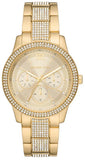 Buy Shop Michael Kors Tibby Multifunction Gold Dial Gold Steel Strap Watch For Women - MK7292 USA Online