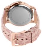 Buy Shop Michael Kors Tibby Multifunction Rose Gold Dial Pink Leather Strap Watch For Women - MK2955 USA Online