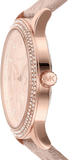 Buy Shop Michael Kors Tibby Multifunction Rose Gold Dial Pink Leather Strap Watch For Women - MK2955 USA Online
