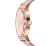 Buy Shop Michael Kors Tibby Multifunction Rose Gold Dial Pink Leather Strap Watch For Women - MK2955 USA Online