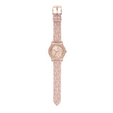 Buy Shop Michael Kors Tibby Multifunction Rose Gold Dial Pink Leather Strap Watch For Women - MK2955 USA Online