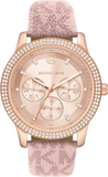 Buy Shop Michael Kors Tibby Multifunction Rose Gold Dial Pink Leather Strap Watch For Women - MK2955 USA Online