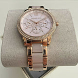 Buy Shop Michael Kors Tibby Multifunction Rose Gold Dial Rose Gold Steel Strap Watch For Women - MK6928 USA Online