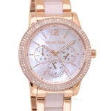 Buy Shop Michael Kors Tibby Multifunction Rose Gold Dial Rose Gold Steel Strap Watch For Women - MK6928 USA Online