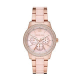 Buy Shop Michael Kors Tibby Multifunction Rose Gold Dial Rose Gold Steel Strap Watch For Women - MK6928 USA Online