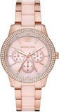 Buy Shop Michael Kors Tibby Multifunction Rose Gold Dial Rose Gold Steel Strap Watch For Women - MK6928 USA Online