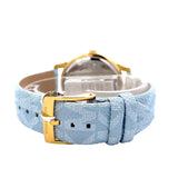 Buy Shop Michael Kors Tibby Multifunction White Dial Blue Leather Strap Watch For Women - MK2965 USA Online