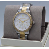 Buy Shop Michael Kors Tibby Multifunction White Dial Two Tone Steel Strap Watch For Women - MK6825 USA Online