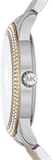 Buy Shop Michael Kors Tibby Multifunction White Dial Two Tone Steel Strap Watch For Women - MK6825 USA Online
