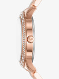 Buy Shop Michael Kors Tibby Pave Rose Gold Dial Rose Gold Steel Strap Watch for Women - MK1058 USA Online