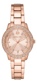 Buy Shop Michael Kors Tibby Pave Rose Gold Dial Rose Gold Steel Strap Watch for Women - MK1058 USA Online