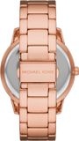 Buy Shop Michael Kors Tibby Quartz Rose Gold Dial Rose Gold Steel Strap Watch For Women - MK6880 USA Online